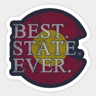 Colorado Best State Ever Sticker